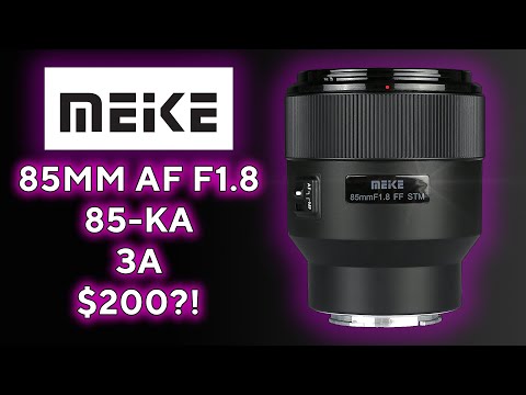 Видео: Meike 85mm AF F1.8 Объектив за 200 баксов Это реально