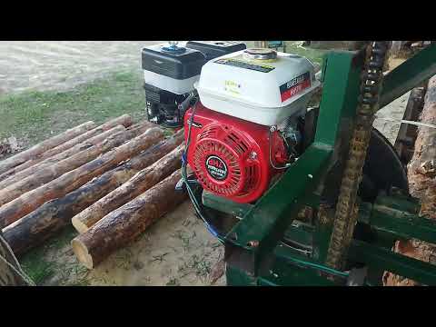 Видео: Ленточная пилорама. Улучшение органов управления.