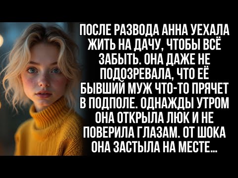 Видео: После развода Анна уехала на дачу, не зная, что муж прячет там кое-что. Но когда она открыла подпол…