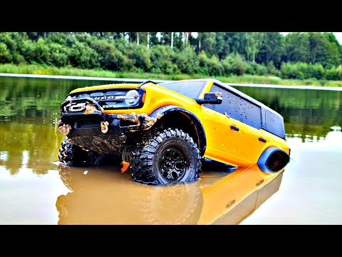 Видео: FORD BRONCO 2021 ... Тест на бездорожье Traxxas TRX-4 4x4. История создания машины.