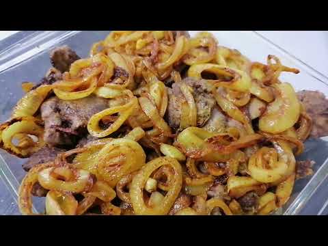 Видео: ПЕЧЕНЬ КУРИНАЯ С ЯБЛОКАМИ. ВКУСНОЕ БЛЮДО. ЛЮБИМЫЙ РЕЦЕПТ.