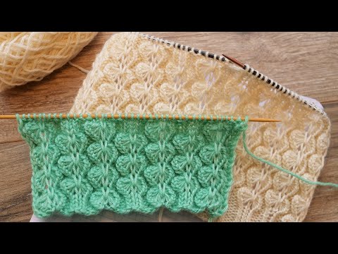 Видео: Узор «Орхидея» спицами 💮 «Orchid» knitting pattern