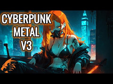 Видео: [1 ЧАС] CYBERPUNK METAL V3 🎸🔥Фоновая музыка для игр, стримов и тренировок! 💪🔥