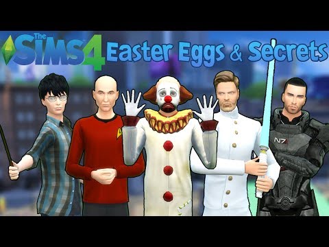 Видео: The Sims 4: 50 пасхальных яиц и секретов!