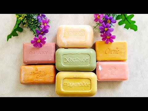 Видео: ретро мыло🤩 ASMR SOAP/cutting dry soap/ АСМР мыло/ резка сухого мыла /