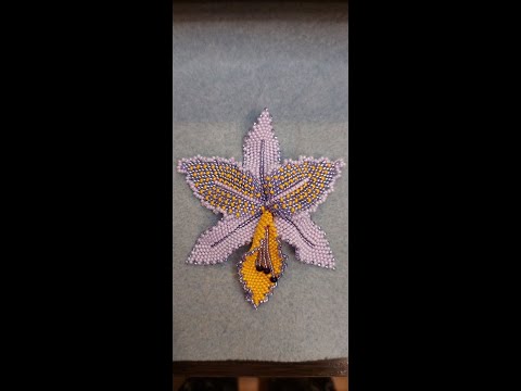 Видео: Мастер- класс "Объёмный цветок орхидея". Сборка. Вторая часть.