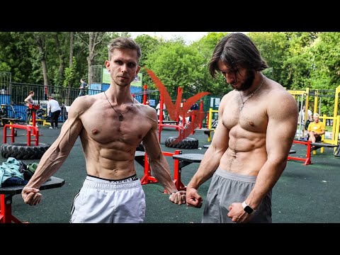 Видео: Archo Morris VS Workout Beast! Заруба Выход силой - Подтягивания - Отжимания на брусьях