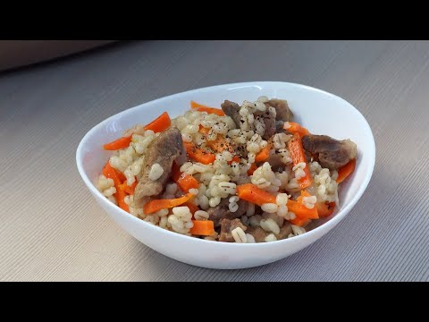 Видео: ПЕРЛОВКА С МЯСОМ в мультиварке