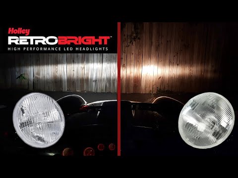 Видео: Holley RetroBright Headlights: лучшие фары для классических автомобилей. Реплика Cobra от Factory...