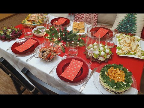 Видео: ПРАЗДНИЧНЫЙ СТОЛ🥂🎆 НА НОВЫЙ ГОД🎄