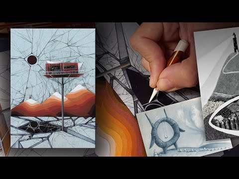 Видео: Подборка интересных графических работ + ещё один космический пейзаж