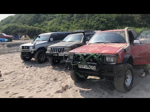 Видео: Бухта Краковка. Оставили машину в лесу..офф роуд