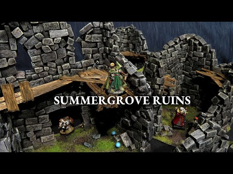 Видео: Руины Саммергроув — ЯРКИЕ модульные руины для D&D, Wargaming