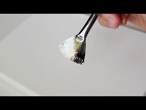 Видео: Как нарисовать черную кошку в снежном поле / Акриловая краска