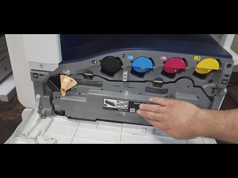 Видео: XEROX Замените Сборник Отработанного Тонера R5 / Replace Waste Toner Container R5