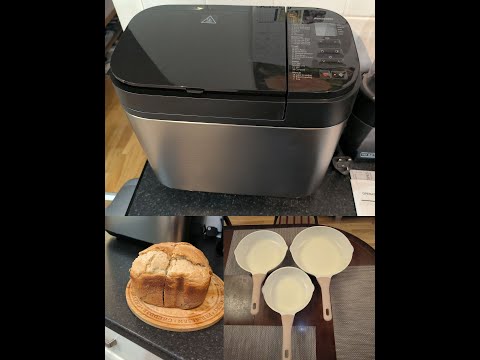 Видео: Комплект тигани и хлебопекарна Panasonic / Pans set and bread maker Panasonic