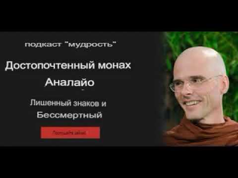 Видео: Монах Аналайо, Дэниел Эйткен  Подкаст мудрости  Без знака и бессмертия (2023)