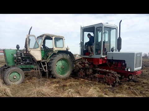 Видео: Заклинив мотор на ЮМЗ 6. Евакуація ЮМЗ 6. Трактор Т-70 молдаван.