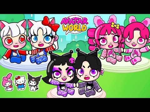 Видео: Хеллоу Китти, Куроми и Май Мелоди Нашли Парней! Toca Life Story | Helli Kitty, Kuromi, My Melody