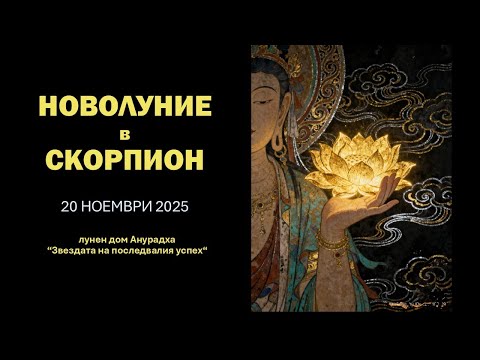 Видео: НОВОЛУНИЕ в СКОРПИОН 20 НОЕМВРИ 2025  #хороскоп