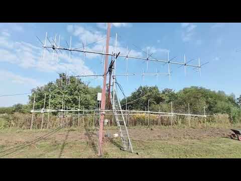 Видео: Продолжаю продолжать, собираю антенну на мачту и пробую