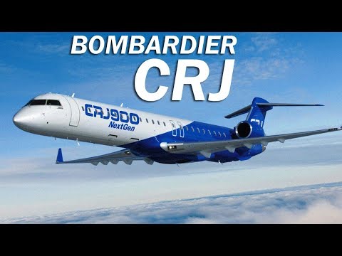 Видео: Bombardier CRJ - приключения канадской сигары. История и описание региональных лайнеров