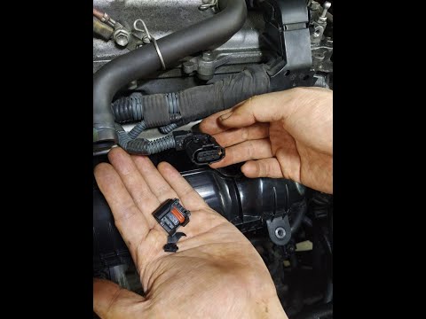 Видео: Датчик расхода воздуха (MAF) для Toyota Prius Gen3 ZVW30 RAV4 CT200H, 5-контактный разъем корпуса...