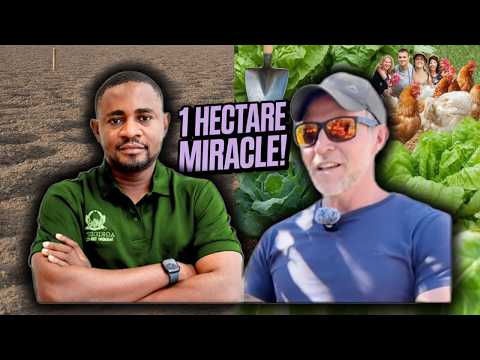 Видео: Он выращивает овощи, разводит кур и занимается туризмом на 1 гектаре 🌱🐔✨