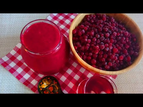 Видео: Клюква с сахаром | Клюквенный джем без варки | Cranberries with sugar without cooking