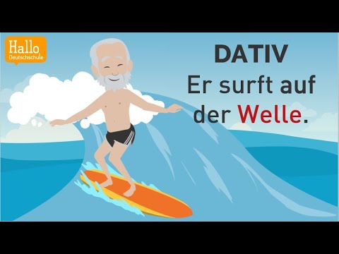 Видео: Изучать немецкий А2/ Винительный и дательный падежи?/ Грамматика: меняющиеся предлоги!