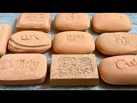 Видео: Painted soap ASMR Relaxing sounds Резка крашенного мыла