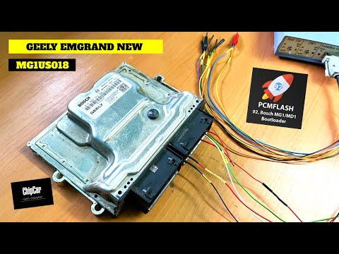 Видео: Прошивка Geely Emgrand 2024г с новым блоком MG1US018 загрузчиком PCMFlash + Scanmatik2pro