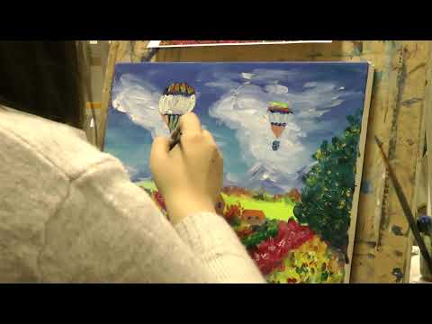 Видео: Мастер-класс картина маслом "За мечтой"