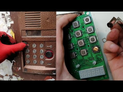 Видео: Ремонт домофона Eltis DP-420 кнопки
