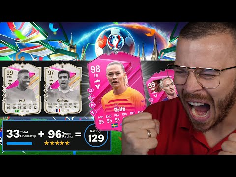 Видео: Най - Нереалното 129 Рейтнат Драфт Предизвикателство с Бруталните Rolfo 98 и Cantona 97