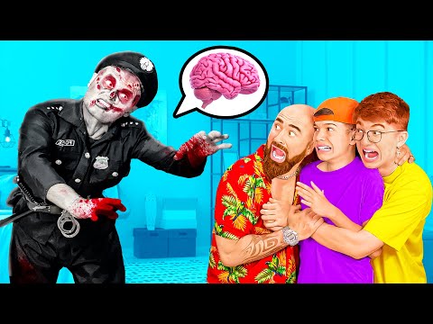 Видео: НАС ПРЕСЛЕДУЕТ ЗОМБИ ПОЛИЦЕЙСКИЙ!