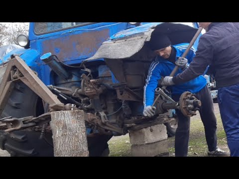 Видео: как поменять сальник  заднего чулка МТЗ 80