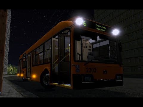 Видео: АКСМ-321 по 6 маршруту с информатором | Trolleybus FS GARRYS MOD