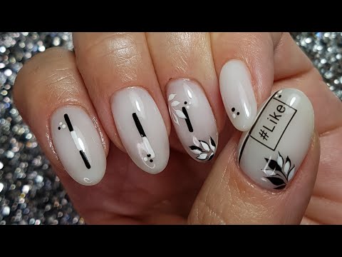 Видео: Маникюр самой себе./Как относилась сетка?/ Простой и легкий дизайн 3-2-1/