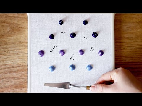 Видео: Ночной пейзаж Живопись | Easy Painting учебник | Акриловая картина для начинающих