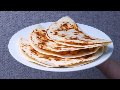 Видео: 20 минут и вкусная Кесадилья с курицей на затрак готова. Простой рецепт и вкусное блюдо.