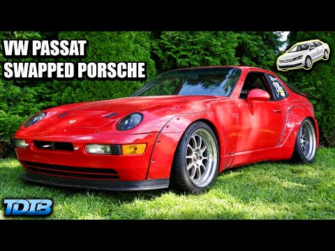 Видео: 400-сильный Volkswagen Passat Swapped Porsche впечатляет (двигатель за 300 долларов)