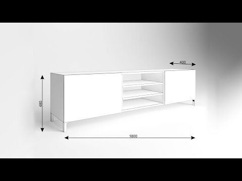 Видео: Практическая работа 3 : Моделирование тумбы под ТВ.