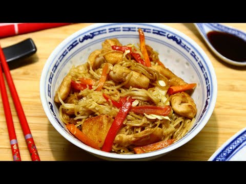 Видео: Пиле със спагети  по китайски