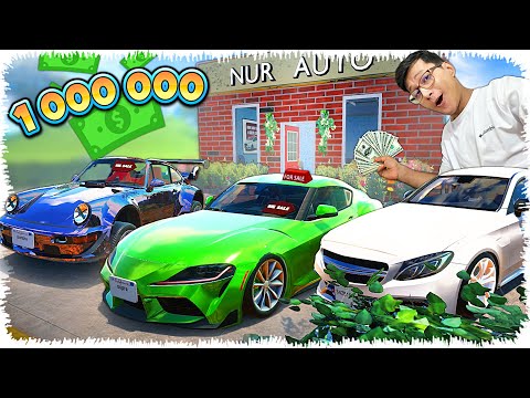 Видео: Спорткарларды толтырдым автосалонға! Алғашқы миллион (Car For Sale Simulator 2023) #7