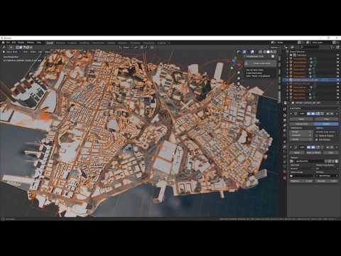 Видео: Blender GIS или создаем ландшафт и город с помощью карт Google