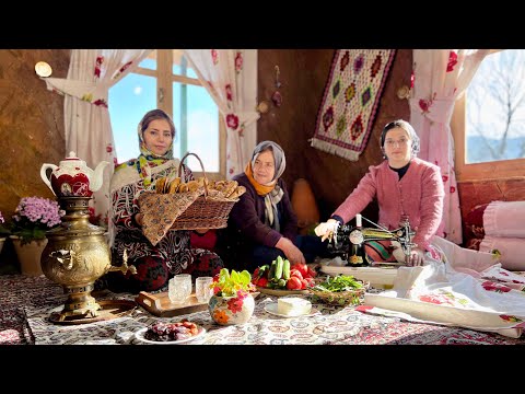 Видео: Жизнь в горной деревне! Установка нового тандыра для свежего хлеба