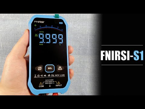 Видео: FNIRSI S1: первый мультиметр от FNIRSI на 9999 отсчетов с аккумулятором и огромным дисплеем