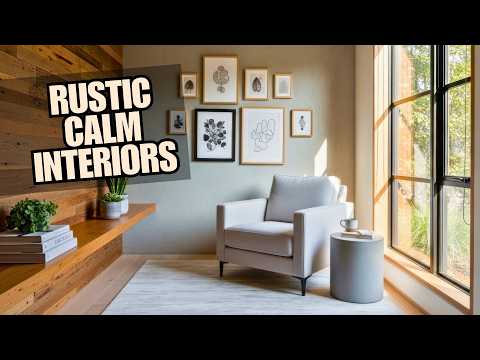 Видео: Интерьеры в деревенском стиле: естественный свет и землистые текстуры для умиротворяющих небольши...