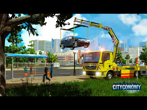 Видео: Прохождение CITYCONOMY: Service for your City-#10-Эвакуаторщик.
